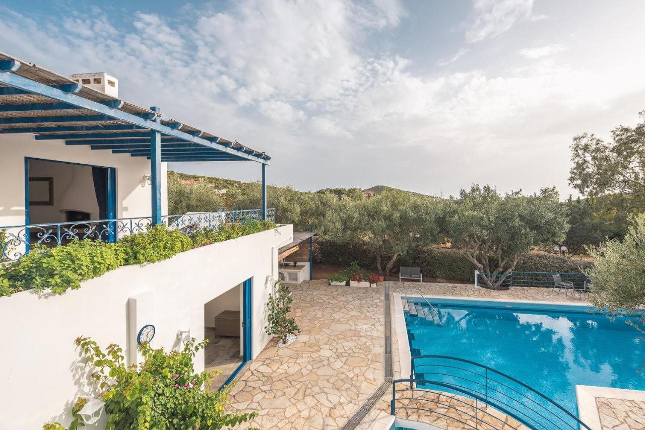 Summer Villa Pasiphae Private Pool - Bbq -Beach 2Min Sounion Bagian luar foto