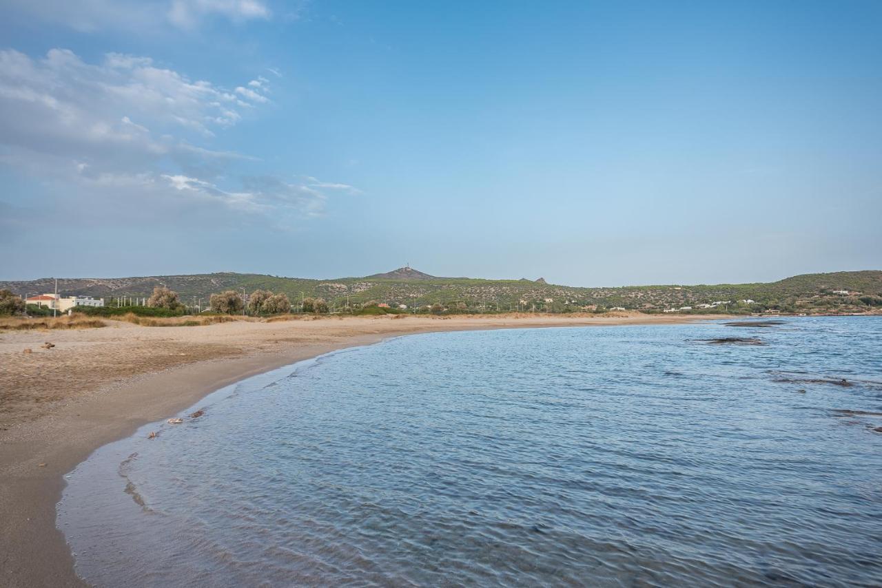 Summer Villa Pasiphae Private Pool - Bbq -Beach 2Min Sounion Bagian luar foto