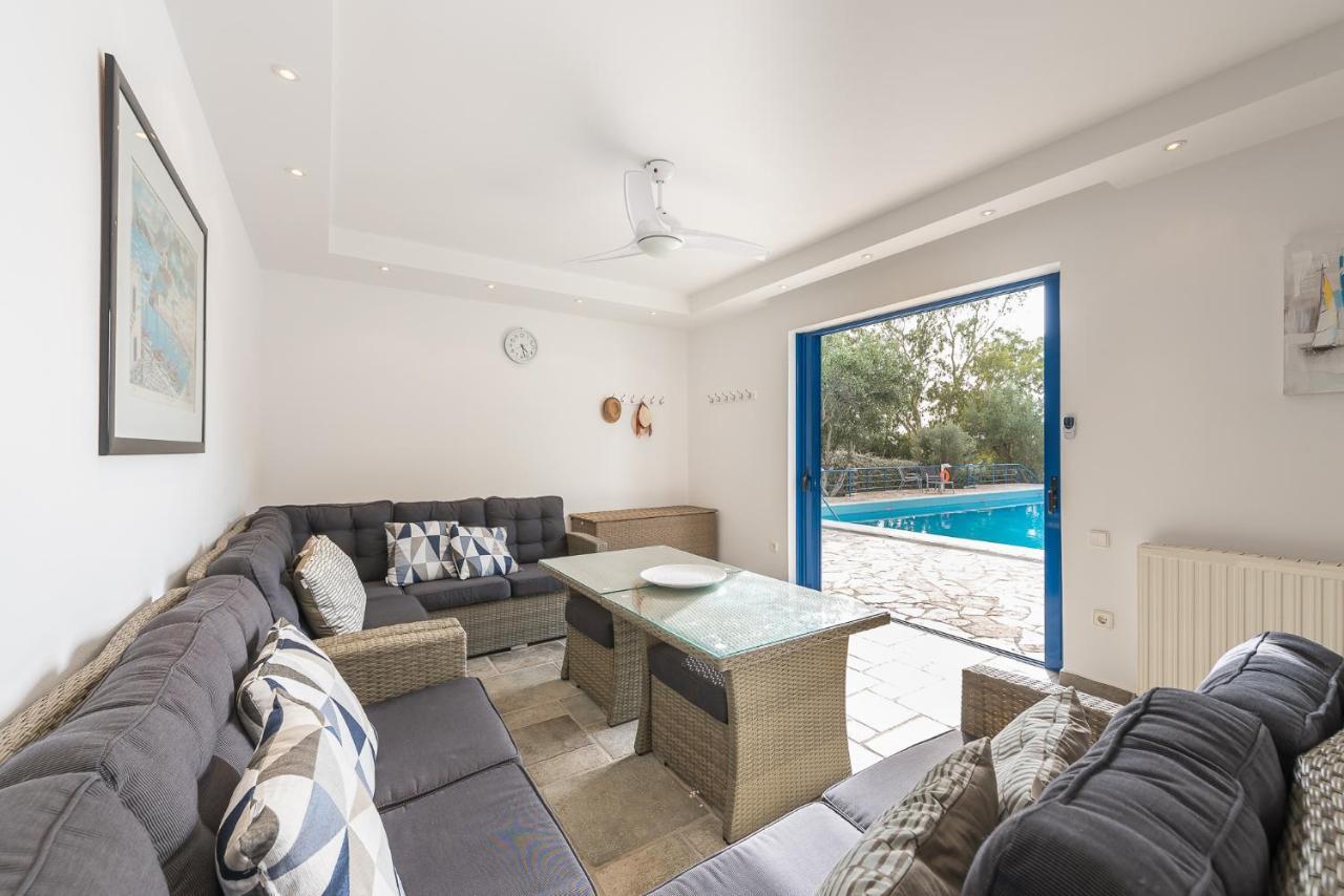 Summer Villa Pasiphae Private Pool - Bbq -Beach 2Min Sounion Bagian luar foto