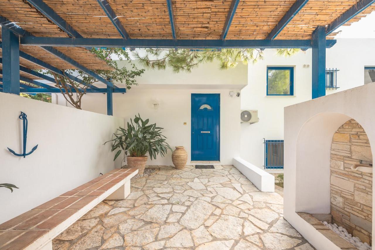 Summer Villa Pasiphae Private Pool - Bbq -Beach 2Min Sounion Bagian luar foto