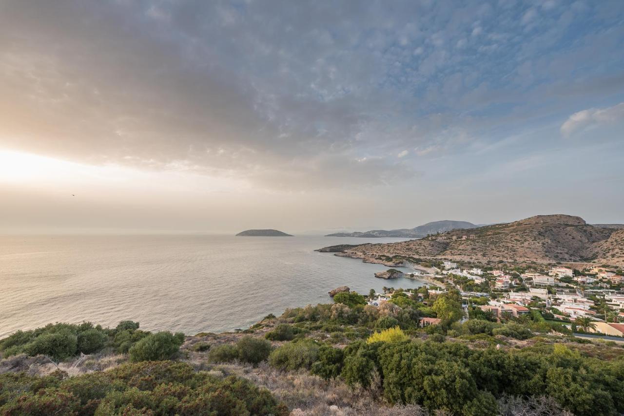 Summer Villa Pasiphae Private Pool - Bbq -Beach 2Min Sounion Bagian luar foto