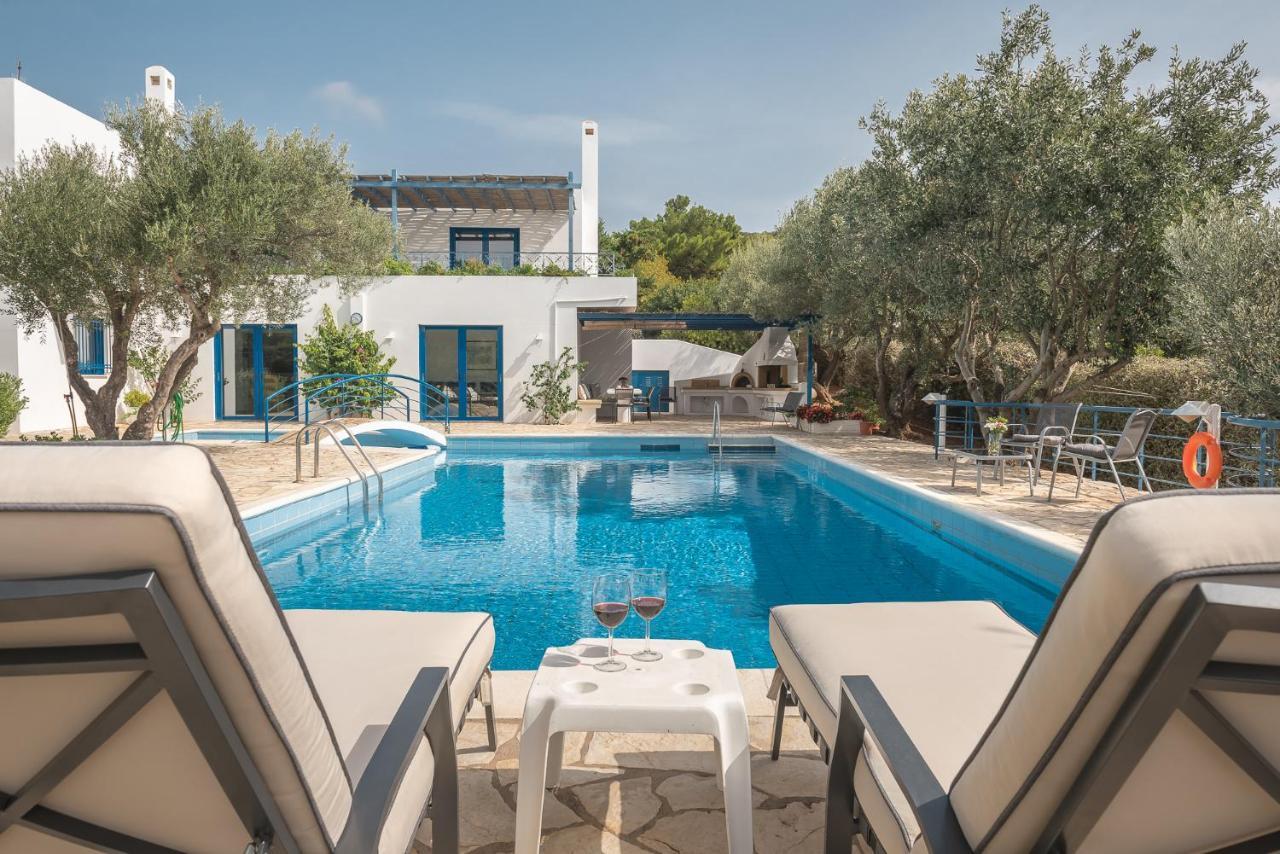 Summer Villa Pasiphae Private Pool - Bbq -Beach 2Min Sounion Bagian luar foto