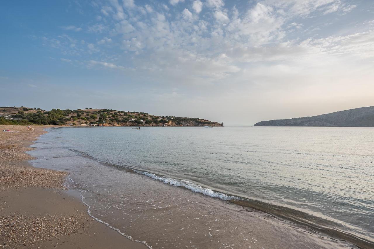Summer Villa Pasiphae Private Pool - Bbq -Beach 2Min Sounion Bagian luar foto