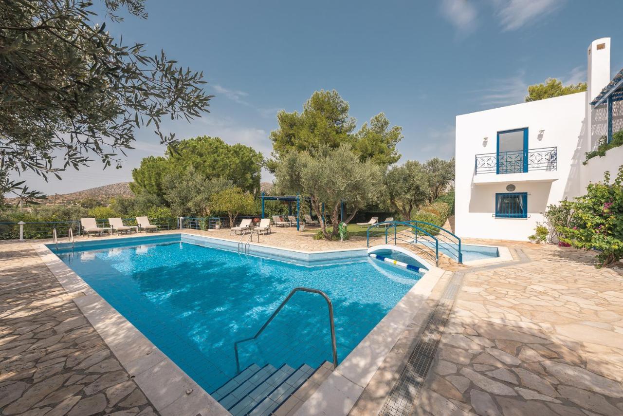 Summer Villa Pasiphae Private Pool - Bbq -Beach 2Min Sounion Bagian luar foto