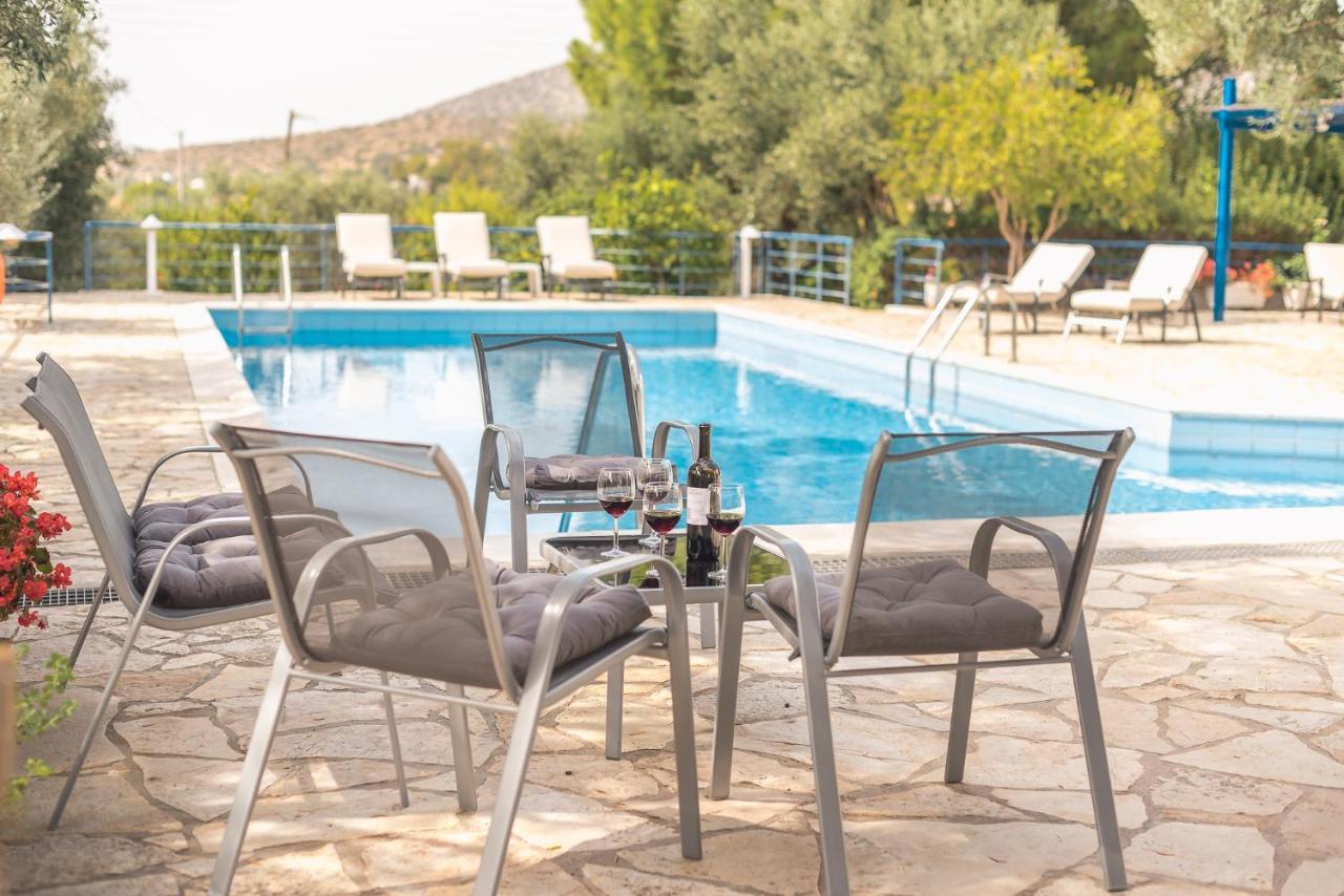 Summer Villa Pasiphae Private Pool - Bbq -Beach 2Min Sounion Bagian luar foto