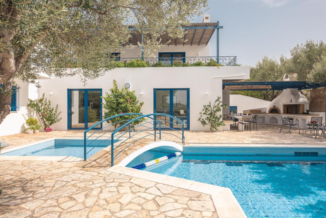 Summer Villa Pasiphae Private Pool - Bbq -Beach 2Min Sounion Bagian luar foto